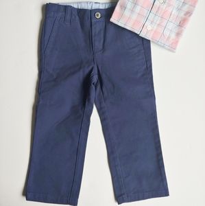 Janie and Jack Navy Chinos 2T - NWT